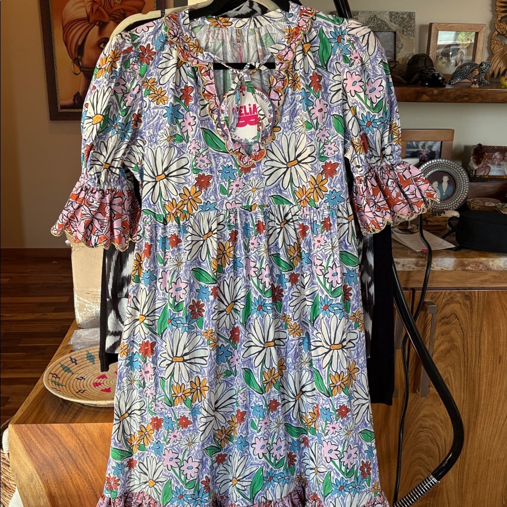 NWT Celia B Brenda Maxi Floral Dress - Picture 5 of 7